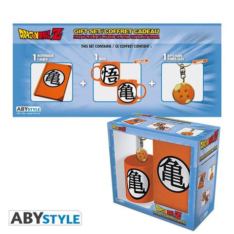 DRAGON BALL - MUG 320ML + PORTACHIAVI + NOTEBOOK KAME SYMBOL