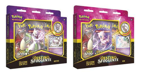 POKEMON DESTINO SFUGGENTE PIN COLLECTION MEWTWO/MEW