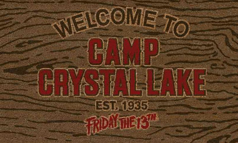 FRIDAY THE 13TH - DOORMAT - WELCOME TO CAMP CRYSTAL LAKE