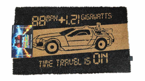 BACK TO THE FUTURE - DOORMAT - TIME MACHINE