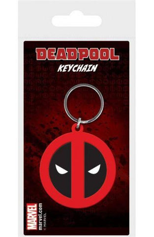 DEADPOOL SYMBOL RUBBER KEYCHAIN