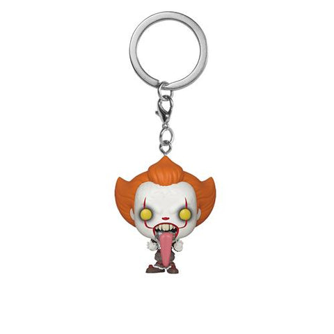 IT: CHAPTER 2 - POP FUNKO VINYL KEYCHAIN PENNYWISE W/ DOG TONGUE 4CM