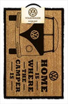 Vw Home Is Where'S Camper Doormat